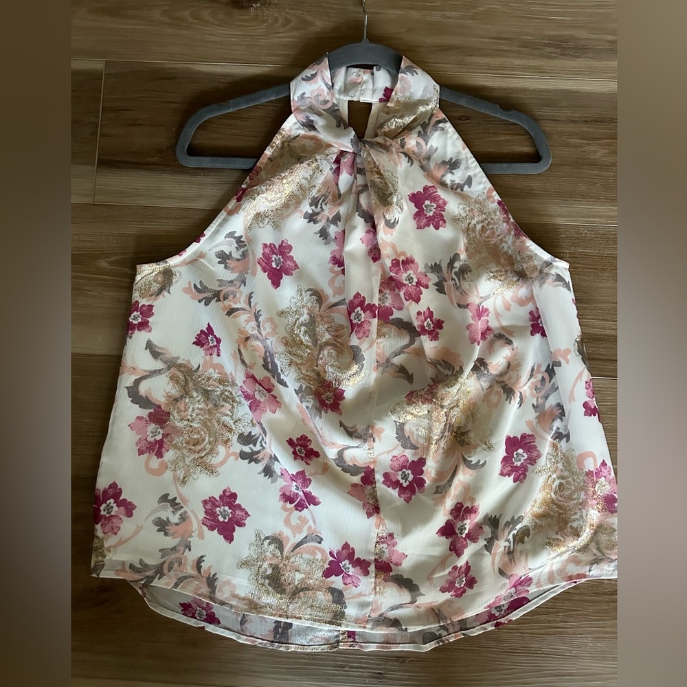 LOFT halter blouse, size M, NWT